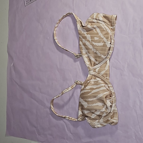 Wild Fable Ribbed Underwire Bikini Top XXS Padded Cups Adj. Straps EUC - Picture 4 of 14